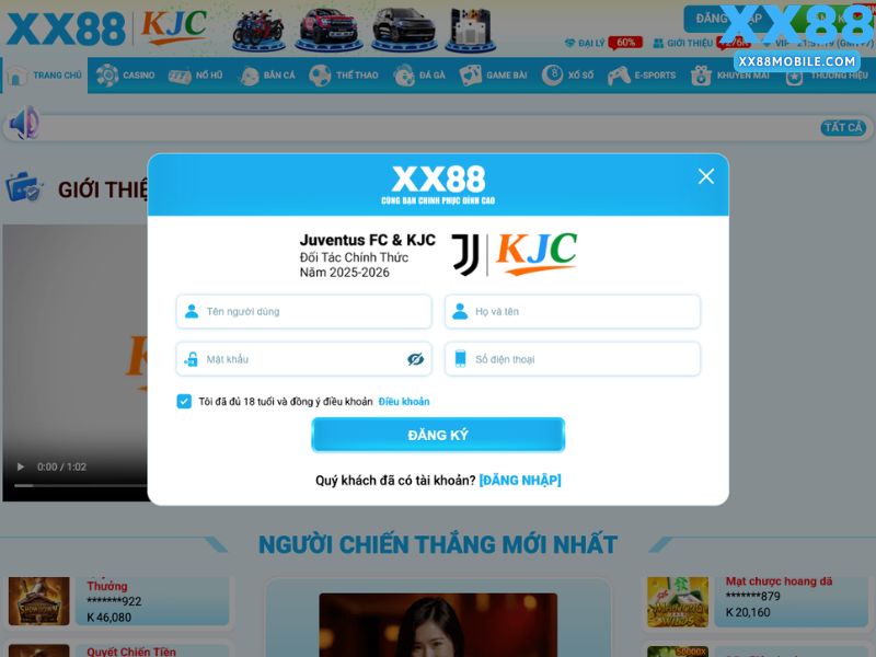 Hướng Dẫn Đăng Ký XX88 Chi Tiết Từng Bước