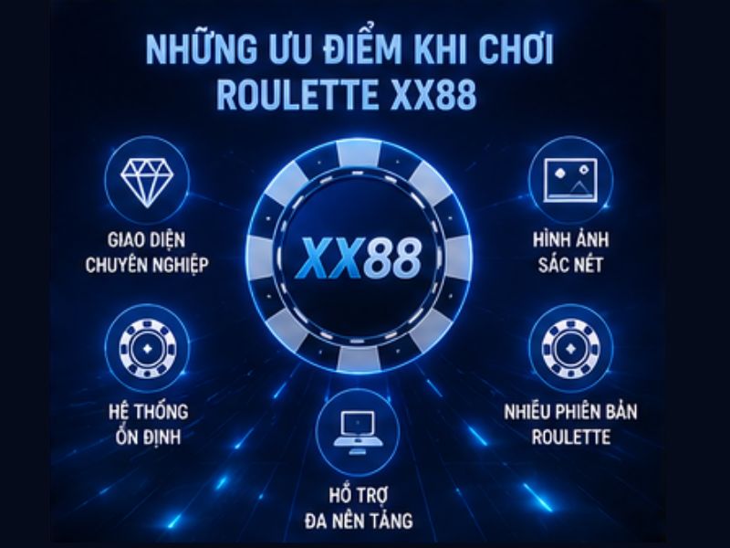Những Ưu Điểm Khi Chơi Roulette XX88